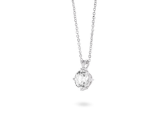 Finest Lab-Grown Diamond 2ct. Round Brilliant Solitaire Pendant | White