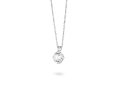 Finest Lab-Grown Diamond 1ct. Round Brilliant Solitaire Pendant | White